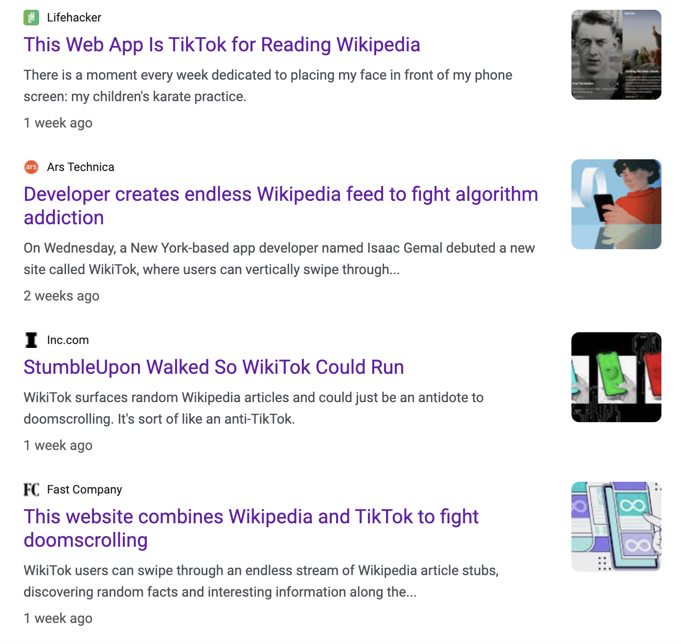 WikiTok News Coverage